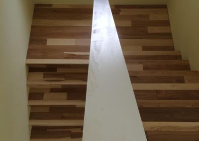 Natural Hickory Wood Stairs - Fort Collins Hardwood Flooring - Carpet, hardwood, tile, vinyl, laminate